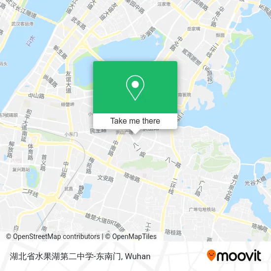 湖北省水果湖第二中学-东南门 map