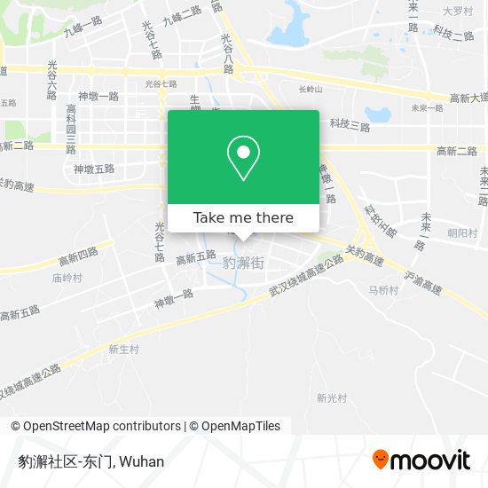 豹澥社区-东门 map