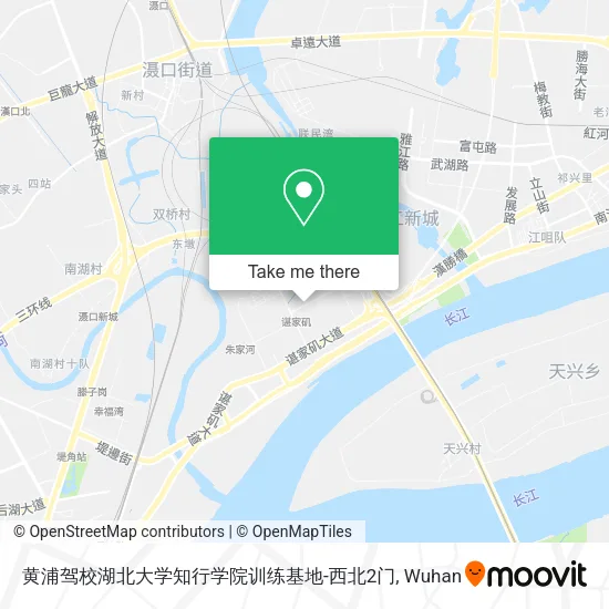 黄浦驾校湖北大学知行学院训练基地-西北2门 map