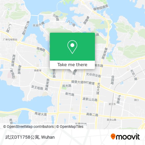 武汉DT1758公寓 map