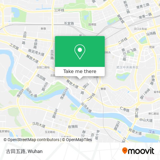 古田五路 map
