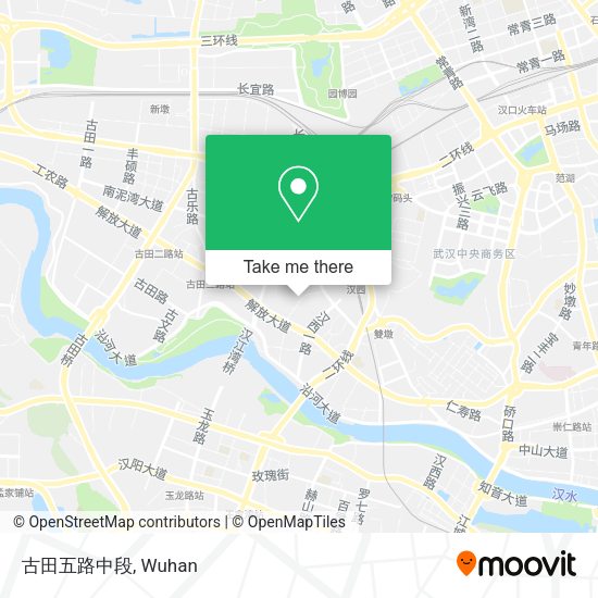 古田五路中段 map