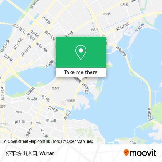 停车场-出入口 map
