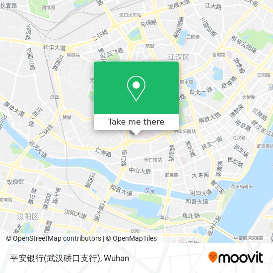 平安银行(武汉硚口支行) map