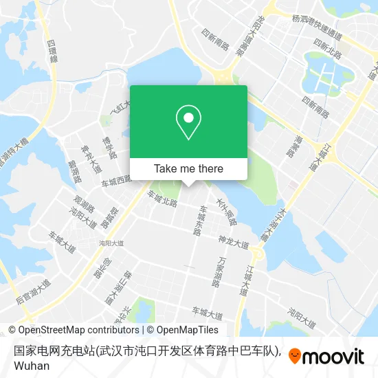 国家电网充电站(武汉市沌口开发区体育路中巴车队) map