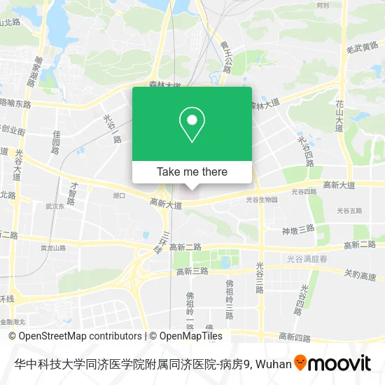 华中科技大学同济医学院附属同济医院-病房9 map