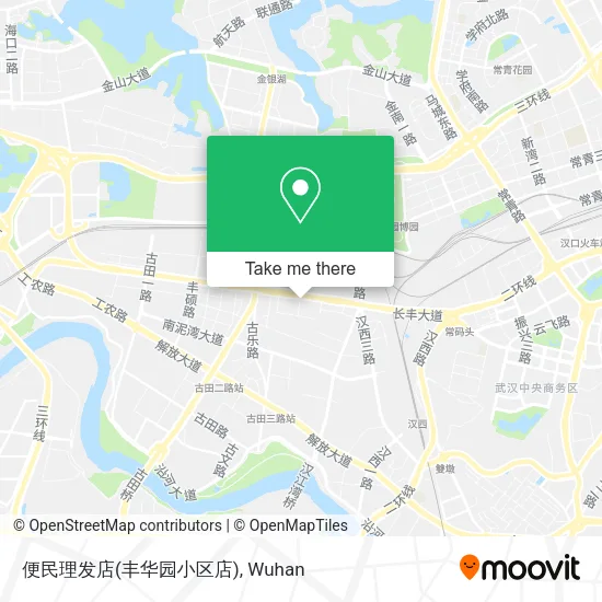 便民理发店(丰华园小区店) map