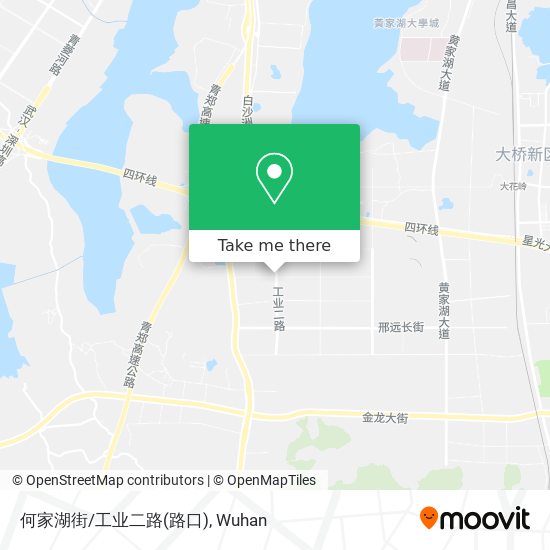 何家湖街/工业二路(路口) map