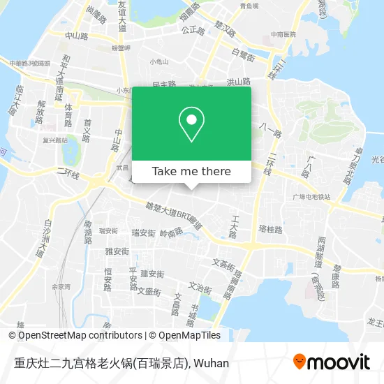 重庆灶二九宫格老火锅(百瑞景店) map