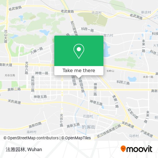 法雅园林 map