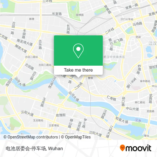 电池居委会-停车场 map