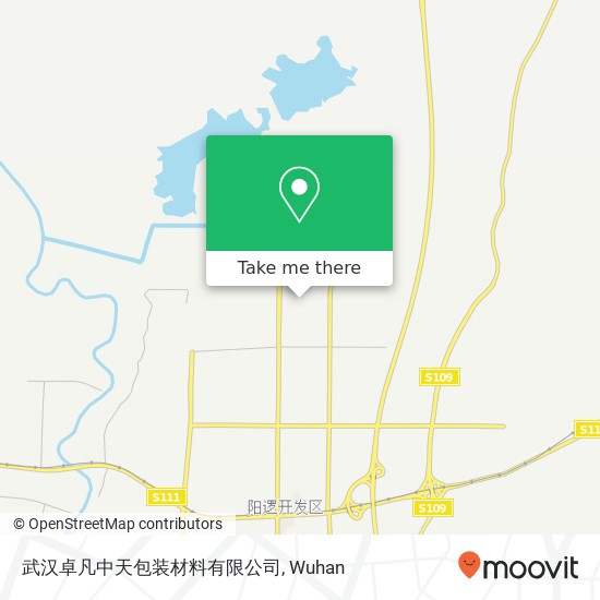 武汉卓凡中天包装材料有限公司 map