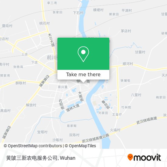 黄陂三新农电服务公司 map