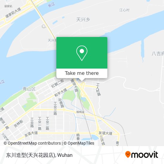 东川造型(天兴花园店) map