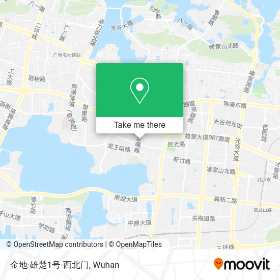 金地·雄楚1号-西北门 map