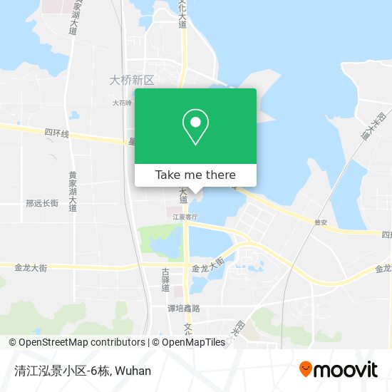 清江泓景小区-6栋 map