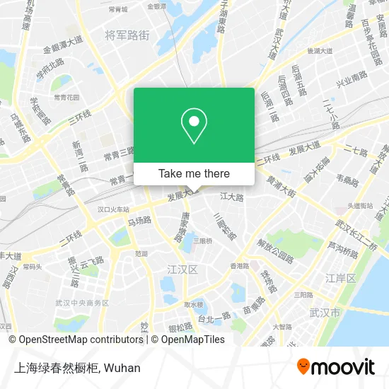 上海绿春然橱柜 map