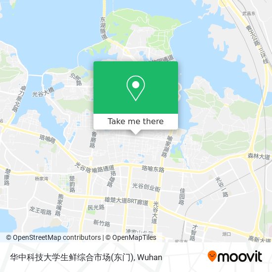 华中科技大学生鲜综合市场(东门) map