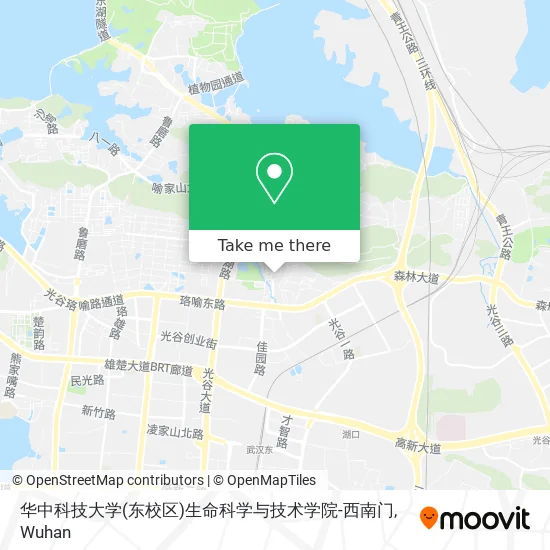 华中科技大学(东校区)生命科学与技术学院-西南门 map