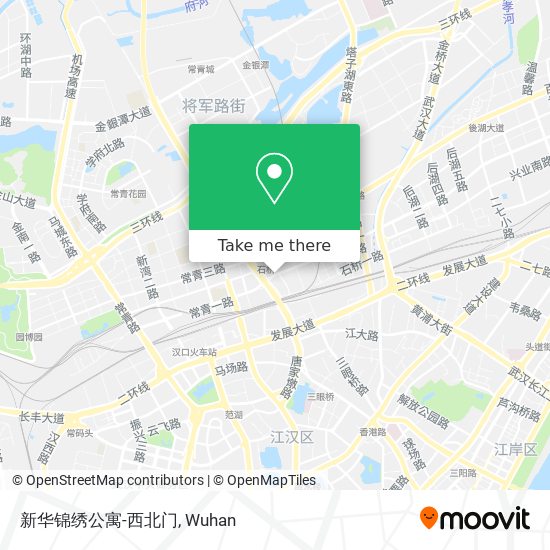 新华锦绣公寓-西北门 map