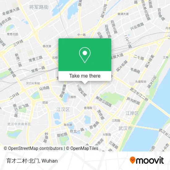 育才二村-北门 map