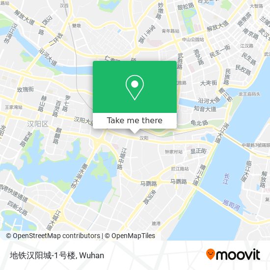 地铁汉阳城-1号楼 map