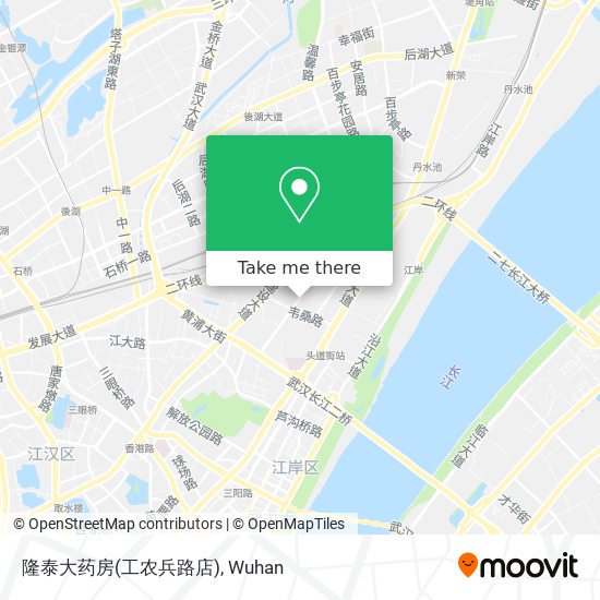 隆泰大药房(工农兵路店) map