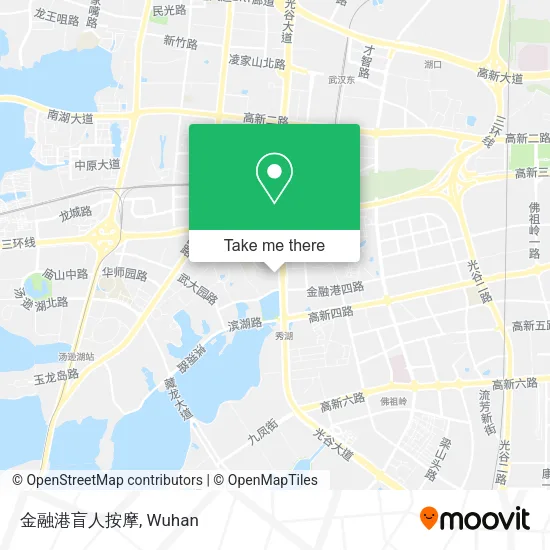 金融港盲人按摩 map