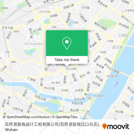 百昂居装饰设计工程有限公司(百昂居装饰汉口分店) map