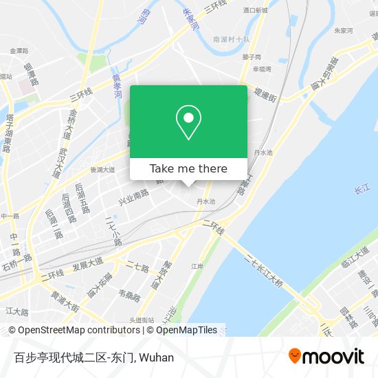 百步亭现代城二区-东门 map