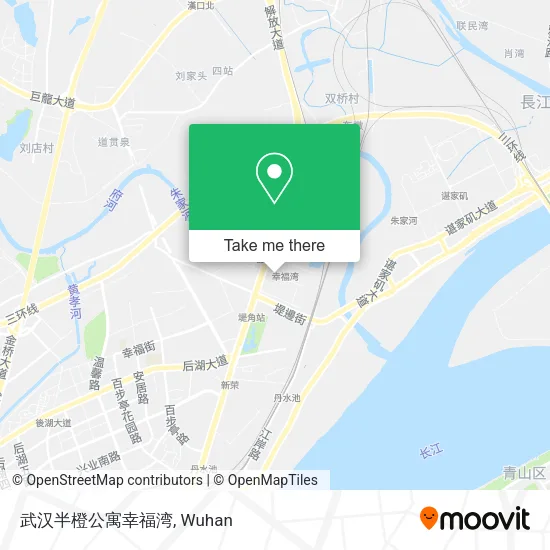 武汉半橙公寓幸福湾 map