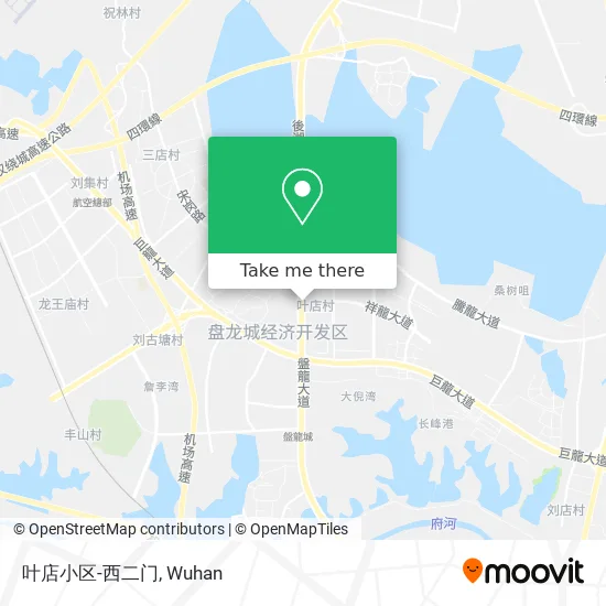 叶店小区-西二门 map