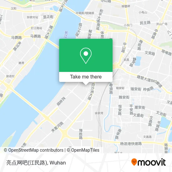 亮点网吧(江民路) map