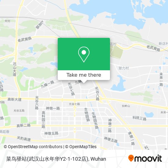 菜鸟驿站(武汉山水年华Y2-1-102店) map