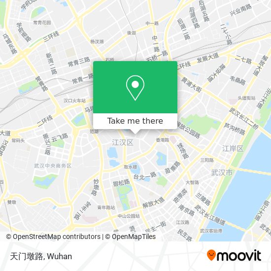 天门墩路 map
