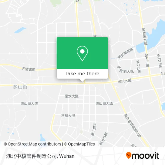 湖北中核管件制造公司 map