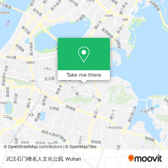 武汉石门峰名人文化公园 map