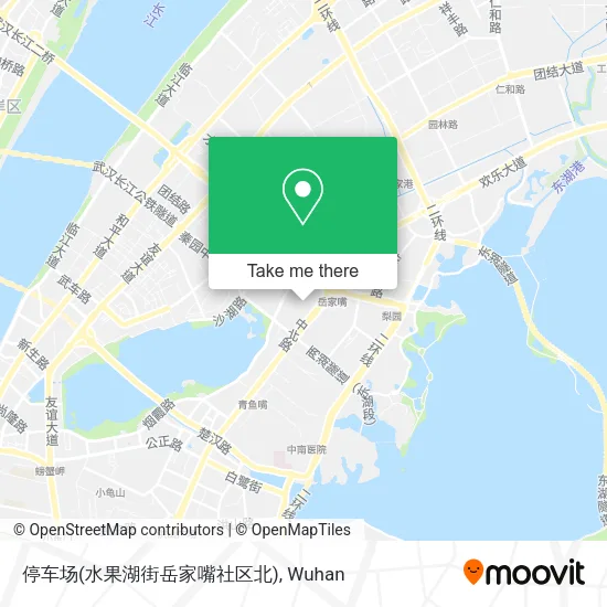 停车场(水果湖街岳家嘴社区北) map