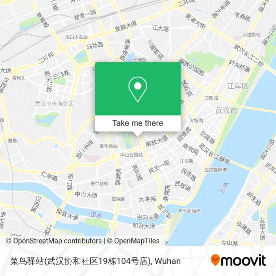 菜鸟驿站(武汉协和社区19栋104号店) map