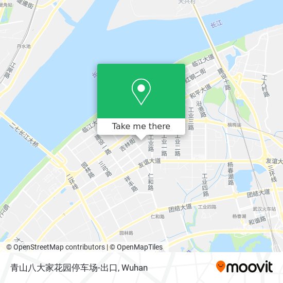 青山八大家花园停车场-出口 map