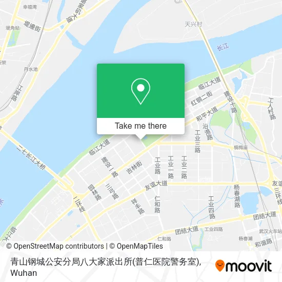 青山钢城公安分局八大家派出所(普仁医院警务室) map