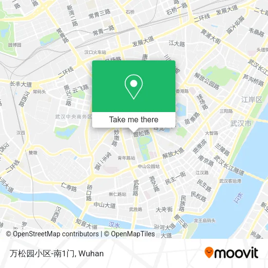 万松园小区-南1门 map