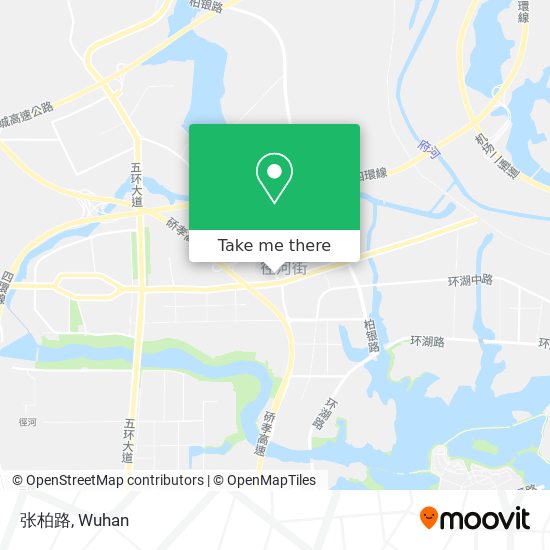 张柏路 map