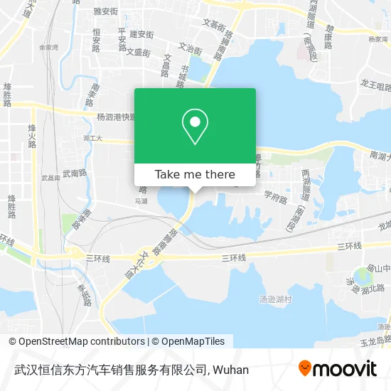 武汉恒信东方汽车销售服务有限公司 map