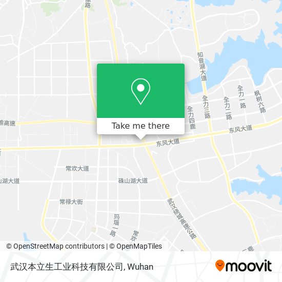 武汉本立生工业科技有限公司 map