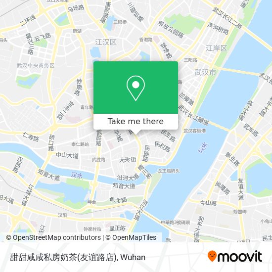 甜甜咸咸私房奶茶(友谊路店) map