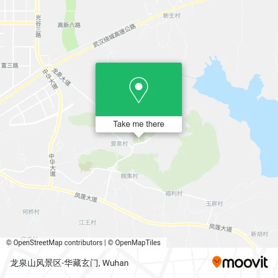 龙泉山风景区-华藏玄门 map