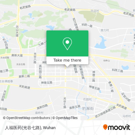 人福医药(光谷七路) map
