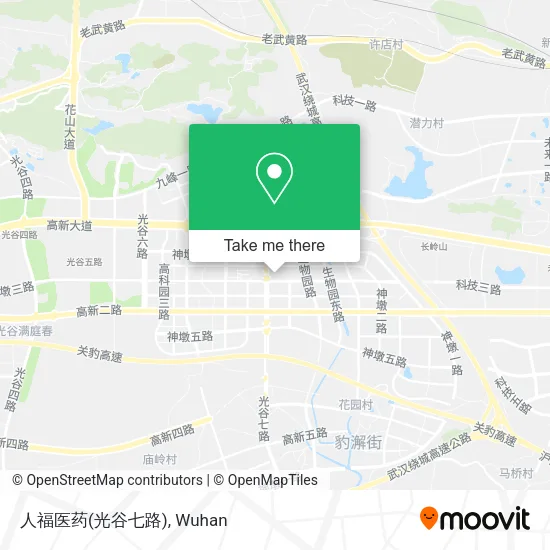 人福医药(光谷七路) map