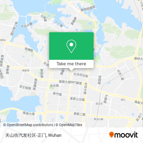 关山街汽发社区-正门 map